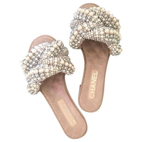 chanel pearl slides dupe|chanel dupe leather.